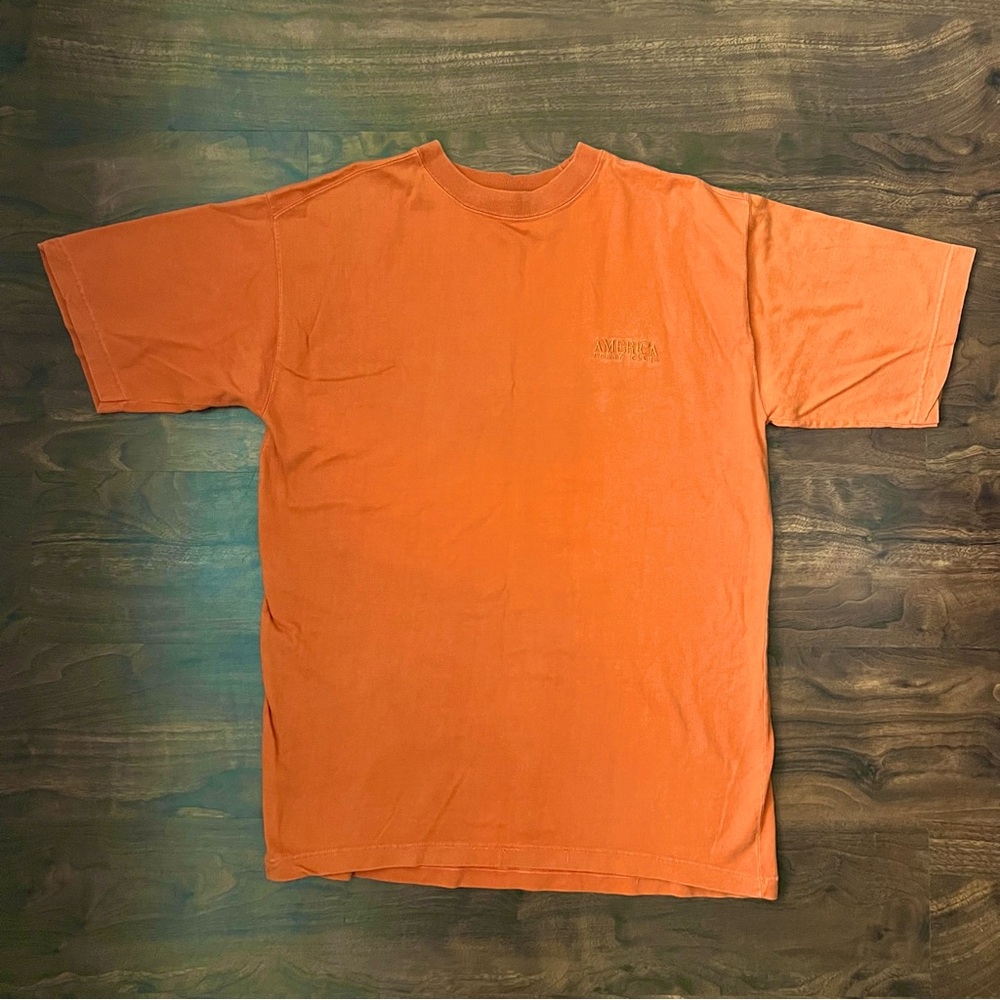 Perry Ellis America Men’s Short Sleeve T Shirt Orange Size L